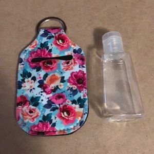 Hand sanitizer keychain